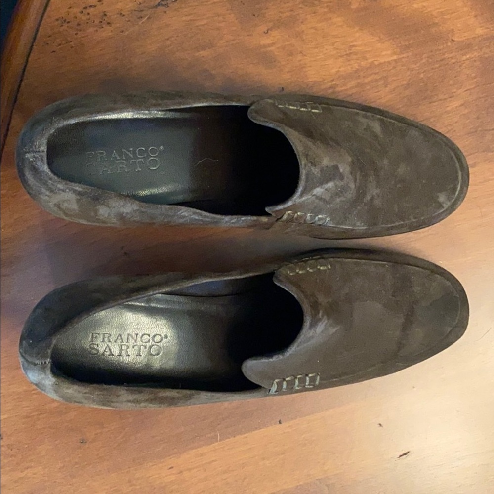 Franco Sarto suede heels.
